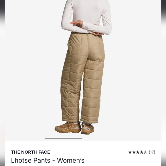 North Face Lhotse Puffy Pants in Khaki - Picture 2 of 4